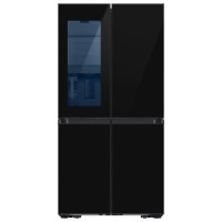 Refurbished Samsung Bespoke RF65DB970E22EU Freestanding 645 Litre Frost Free American Fridge Freezer Black