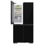 Refurbished Samsung Bespoke RF65DB970E22EU Freestanding 645 Litre Frost Free American Fridge Freezer Black