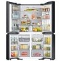 Refurbished Samsung Bespoke RF65DB970E22EU Freestanding 645 Litre Frost Free American Fridge Freezer Black