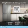 Refurbished Samsung Bespoke RF65DB970E22EU Freestanding 645 Litre Frost Free American Fridge Freezer Black