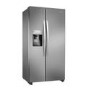 Refurbished Hisense RS696N4II1 Freestanding 535 Litre 50/50 American Fridge Freezer Stainless Steel