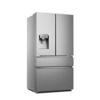 Refurbished Hisense RF728N4SASE Freestanding 560 Litre Frost Free American Fridge Freezer Stainless Steel