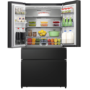 Refurbished Hisense RF749N4SWFE 579 Litre Frost American Fridge Freezer Black Steel