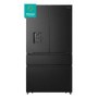 Hisense 579 Litre PureFlat French Door American Fridge Freezer - Black Steel