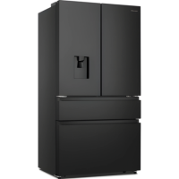 Refurbished Hisense RF749N4SWFE 579 Litre Frost Free American Fridge Freezer Black Steel