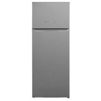 NordMende RFF264SLAPLUS 144x54cm Top Mount Freestanding Fridge Freezer - Silver