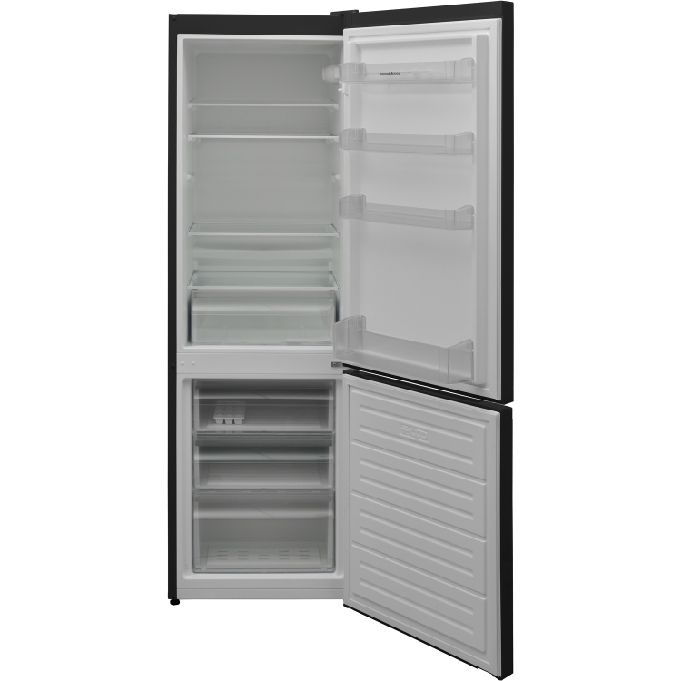 Refurbished NordMende RFF60404BL Freestanding 268 Litre 60/40  Fridge Freezer Black