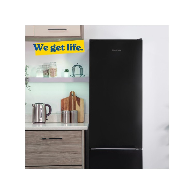 Russell Hobbs 279 Litre 70/30 Freestanding Fridge Freezer - Black