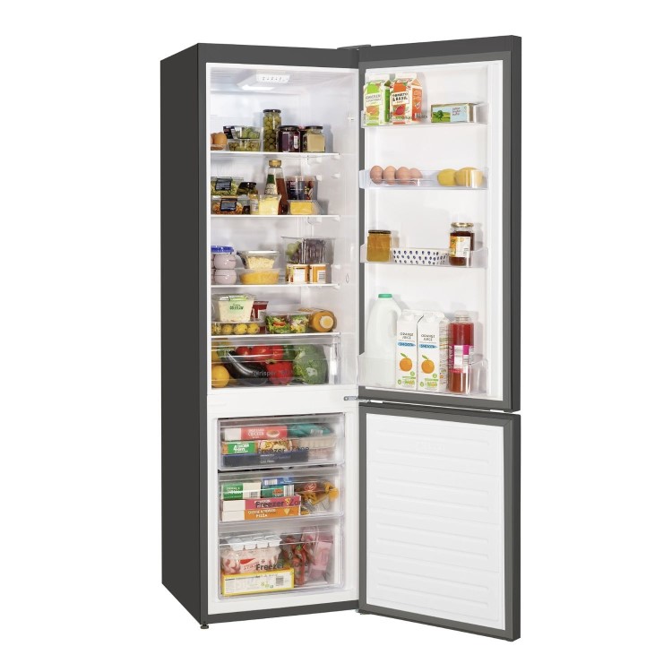 Russell Hobbs 279 Litre 70/30 Freestanding Fridge Freezer - Dark Steel