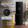 Russell Hobbs 245 Litre 50/50 Fridge Freezer with Water Dispenser - Black