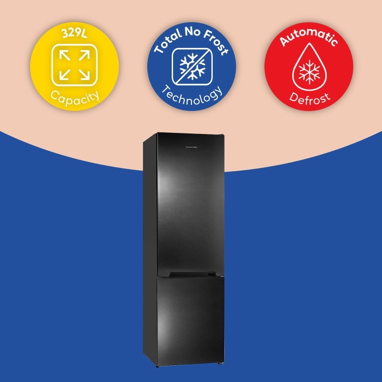 Russell Hobbs 329 Litre 60/40 Freestanding Fridge Freezer - Anthracite