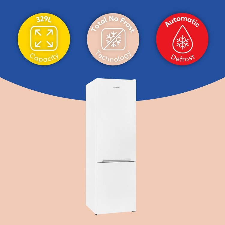 Russell Hobbs 329 Litre 60/40 Freestanding Fridge Freezer - White