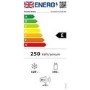 Russell Hobbs 320 Litre French Style American Fridge Freezer - Black Steel