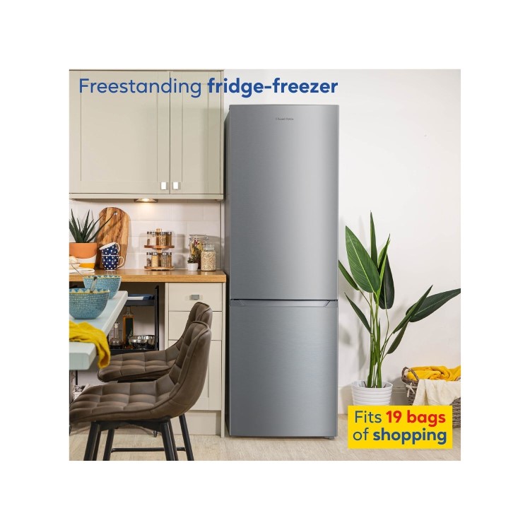 Russell Hobbs 293 Litre 70/30 Freestanding Fridge Freezer - Stainless Steel