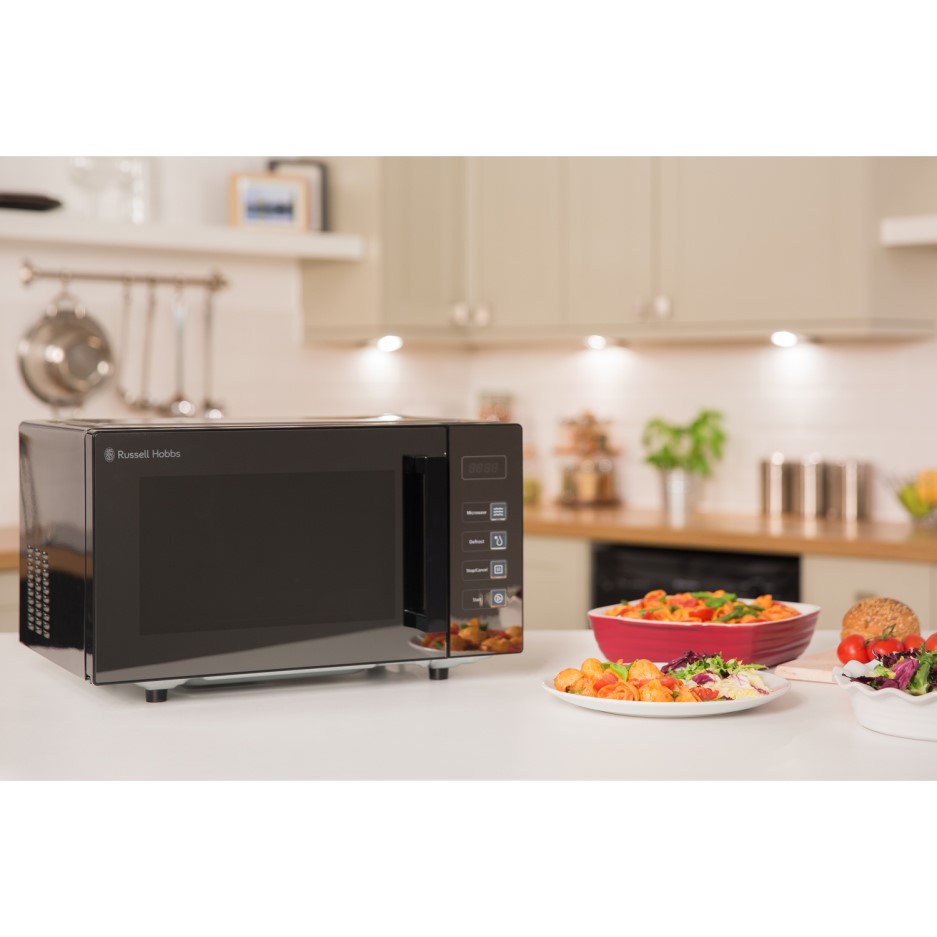 Russell Hobbs RHEM2301B 23L Flatbed Microwave Black BuyItDirect.ie