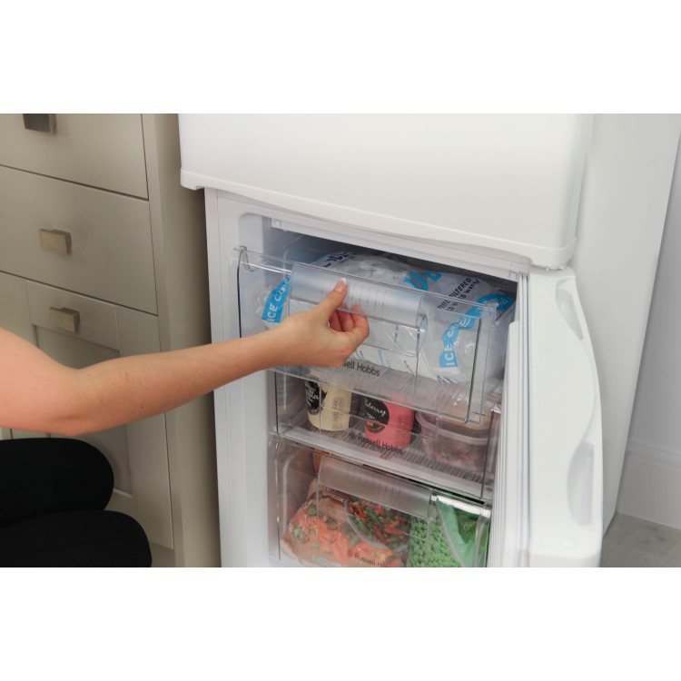 Russell Hobbs RH50FF144 Fridge Freezer 50cm Wide 144cm High White
