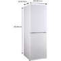 Russell Hobbs RH50FF144 Fridge Freezer 50cm Wide 144cm High White