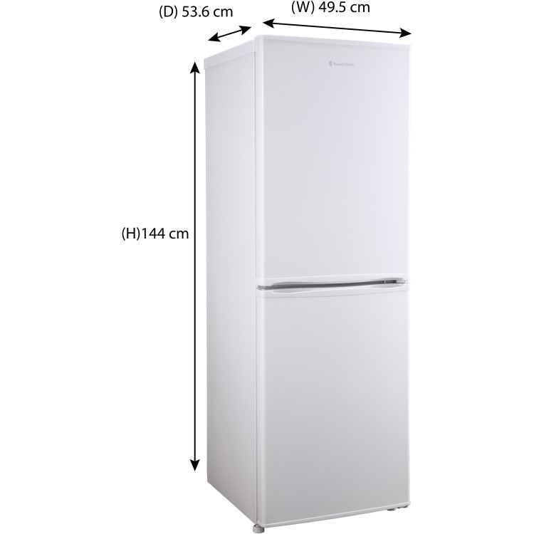 Russell Hobbs RH50FF144 Fridge Freezer 50cm Wide 144cm High White