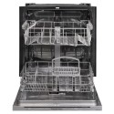 RH60BIDW00E1 Russell Hobbs Integrated Dishwasher - Grey Silver control panel