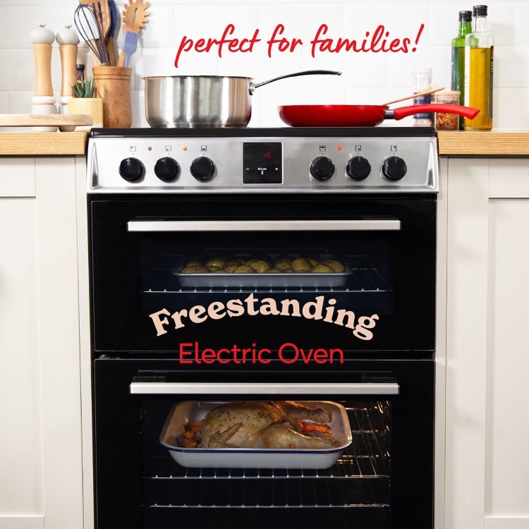 Russell Hobbs 60cm Electric Cooker - Stainless Steel