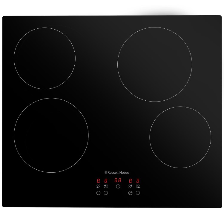 Russell Hobbs 59cm 4 Zone Electric Hob with Touch Controls