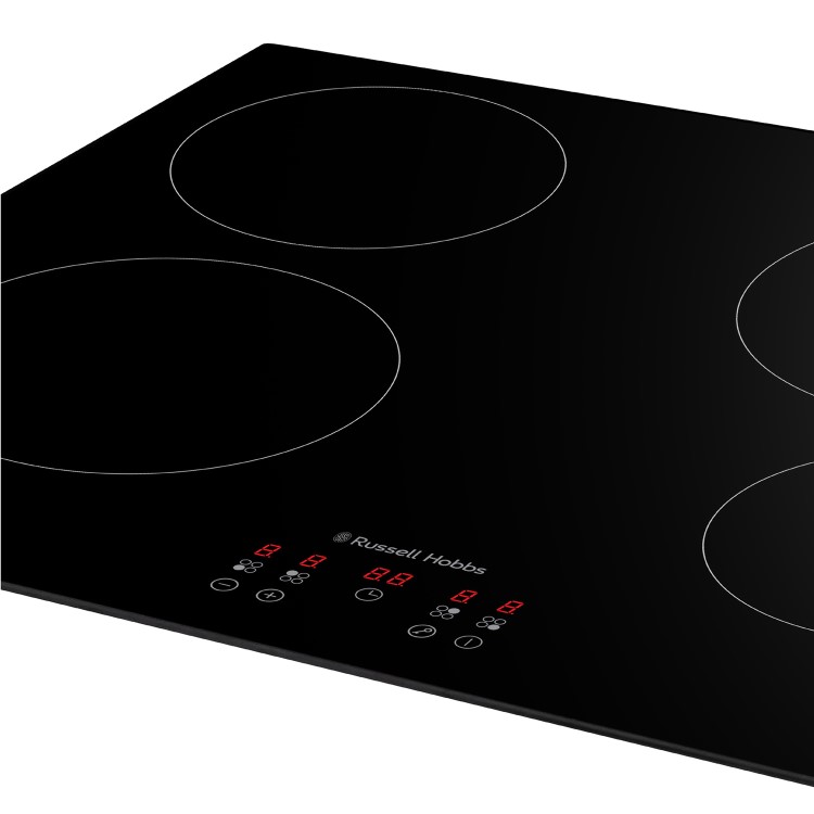 Russell Hobbs 59cm 4 Zone Electric Hob with Touch Controls