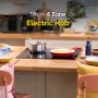 Russell Hobbs 59cm 4 Zone Electric Hob with Touch Controls