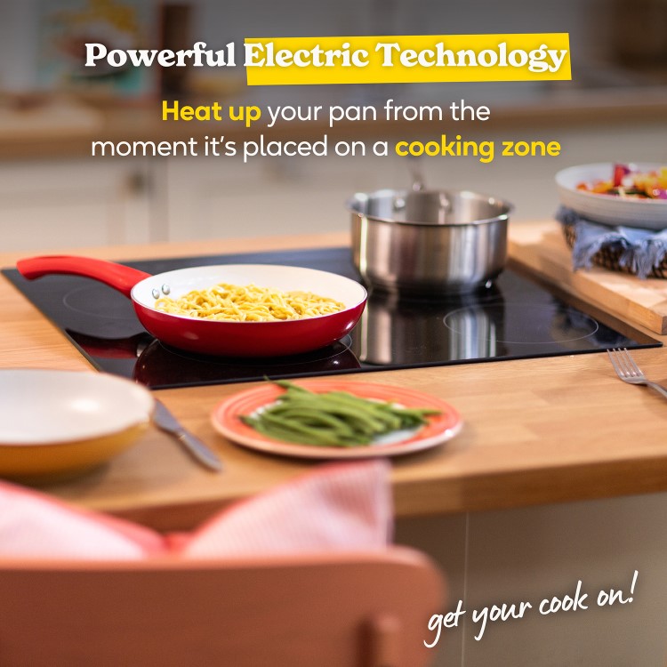 Russell Hobbs 59cm 4 Zone Electric Hob with Touch Controls