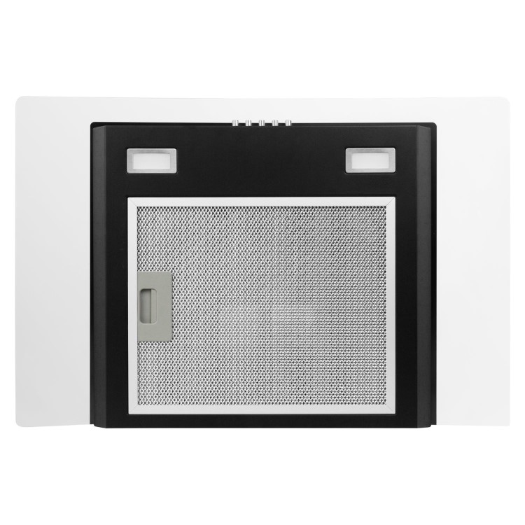 Russell Hobbs 60cm Curved Glass Chimney Cooker Hood - Black