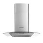 Russell Hobbs 60cm Curved Glass Chimney Cooker Hood - Stainless Steel
