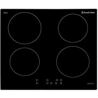 Russell Hobbs RH60IH401B Black Glass 59cm Wide 4 Zone Induction Hob with Touch Control

