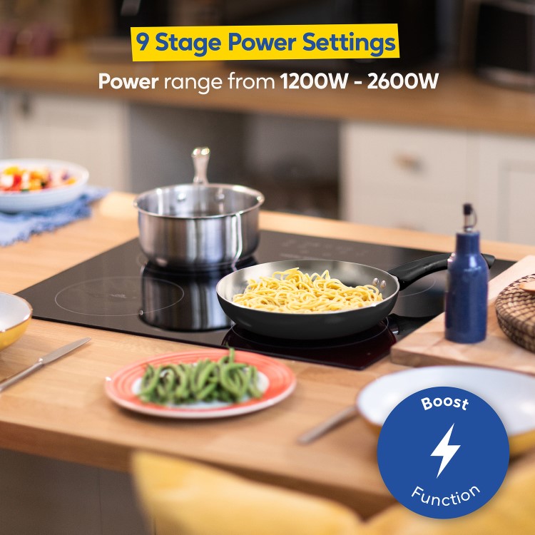 Russell Hobbs 59cm 4 Zone Induction Hob with Touch Controls