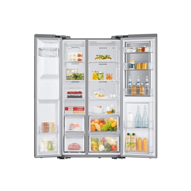 Refurbished Samsung RH65A5401M9 628 Litre American Fridge Freezer Silver