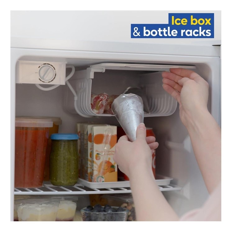 Refurbished Russell Hobbs 66L Freestanding Larder Fridge - White