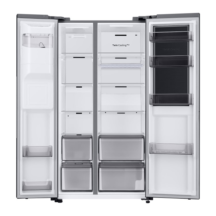 Samsung 627 Litre Side-By-Side American Fridge Freezer - Black