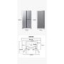 Samsung 645 Litre Side-By-Side American Fridge Freezer With Beverage Centre  - Silver