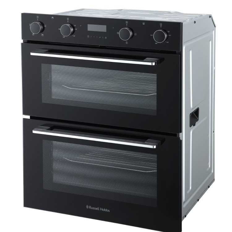 Russell Hobbs Built-In Electric Double Oven - Black