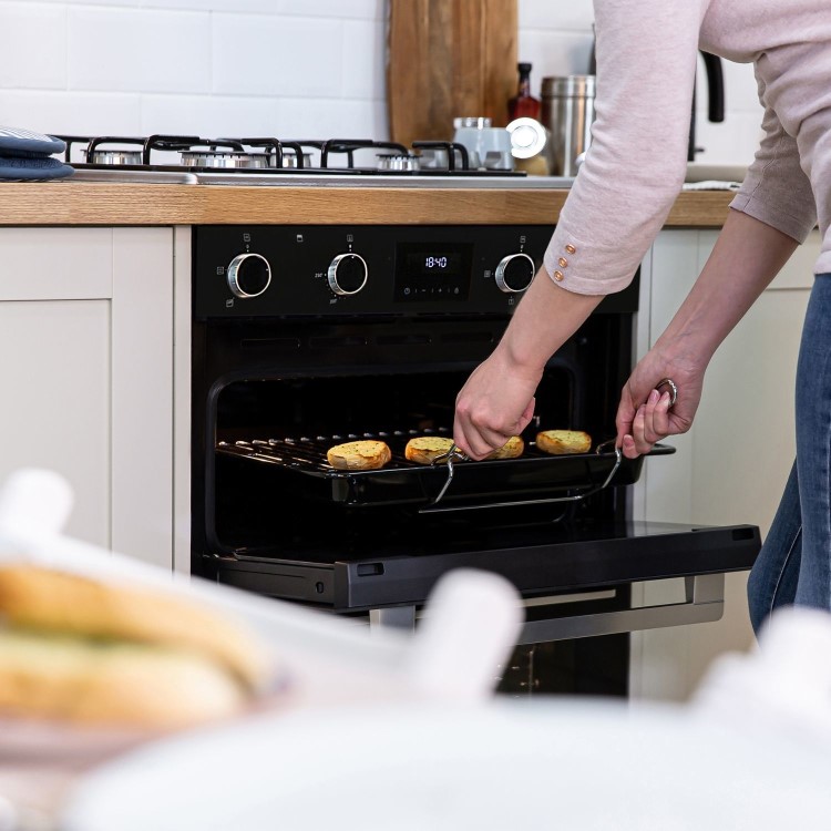 Russell Hobbs Built-In Electric Double Oven - Black