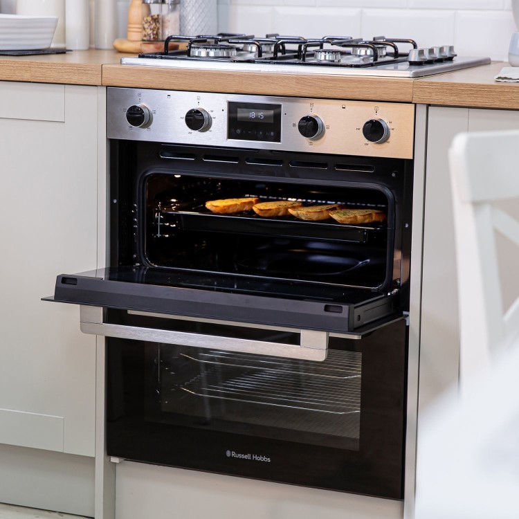 Russell Hobbs Built-In Electric Double Oven - Stainless Steel