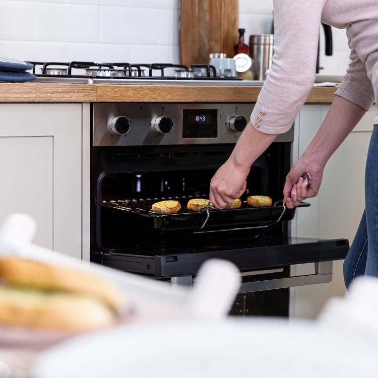 Russell Hobbs Built-In Electric Double Oven - Stainless Steel