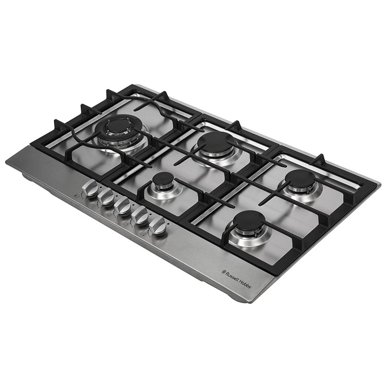 Refurbished Russell Hobbs RH75GH601SS 75cm 5 Zone Gas Hob