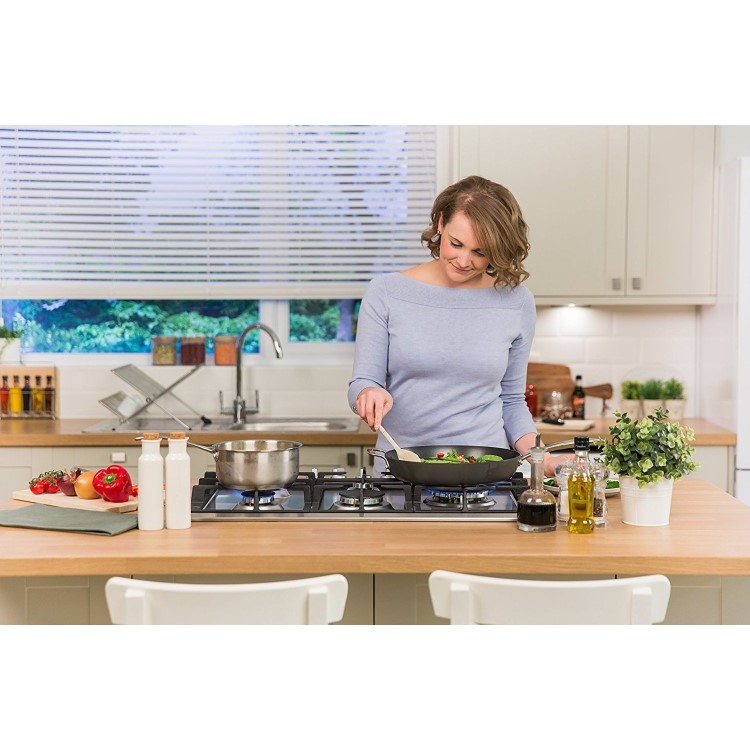 Refurbished Russell Hobbs RH75GH601SS 75cm 5 Zone Gas Hob