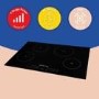 Russell Hobbs 77cm 4 Zone Induction Hob - Black