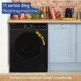 Russell Hobbs 11 Series 8kg 1400rpm Washing Machine - Black
