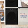 Russell Hobbs 11 Series 8kg 1400rpm Washing Machine - Black