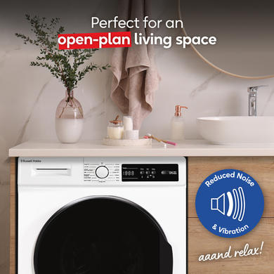 Refurbished Russell Hobbs RH814W111W 11 Series 8kg 1400rpm Washing Machine - White