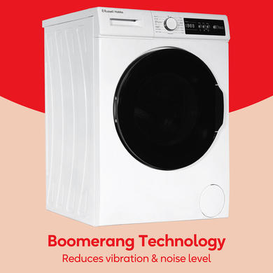 Refurbished Russell Hobbs RH814W111W 11 Series 8kg 1400rpm Washing Machine - White