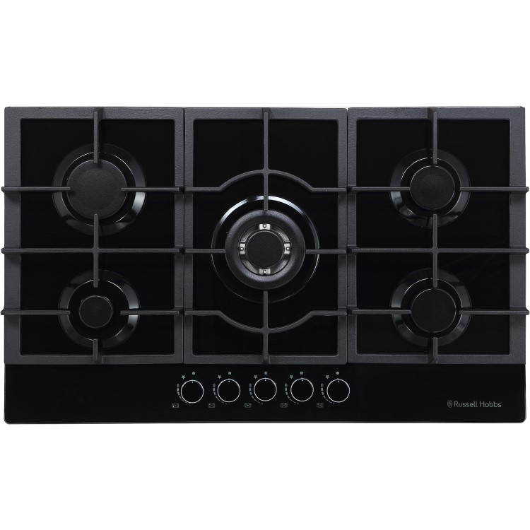 Russell Hobbs 86cm Gas Hob - Black