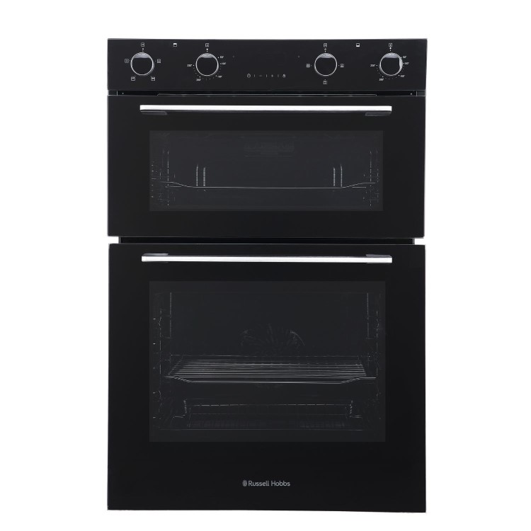 Russell Hobbs Built-In Electric Double Oven - Black