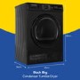 Russell Hobbs 11 Series 8kg Condenser Tumble Dryer - Black